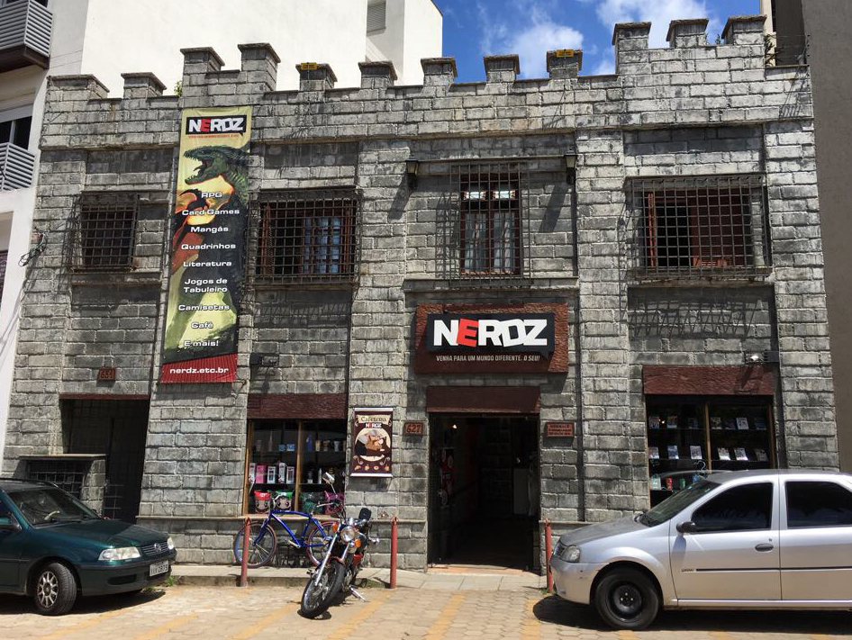 Fachada da loja Nerdz em Porto Alegre